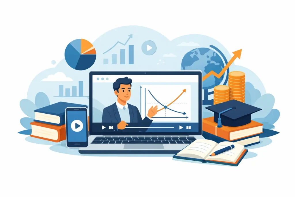 Recorded Economics Video Lessons That Build Exam Skill